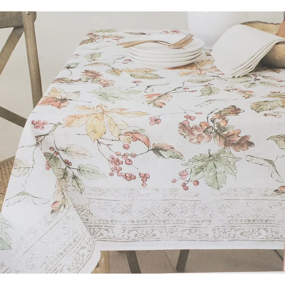 Printed Fabric Tablecloth,60